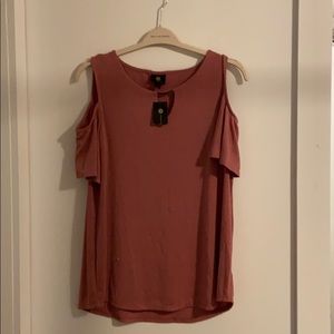 JM cold shoulder top L